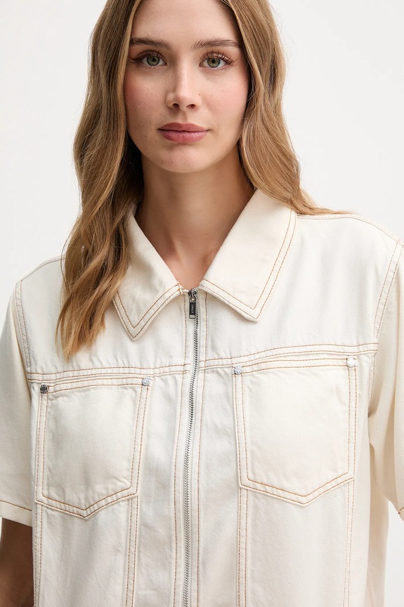 Dkny cămașă bej P5DAXB20