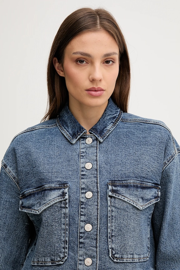 Jeans jakna Dkny modra DJ5J6122