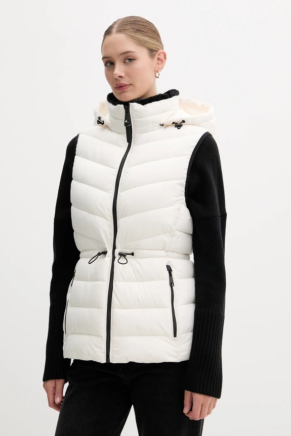 Dkny bezrękawnik pozostałe beżowy DLEMPS56