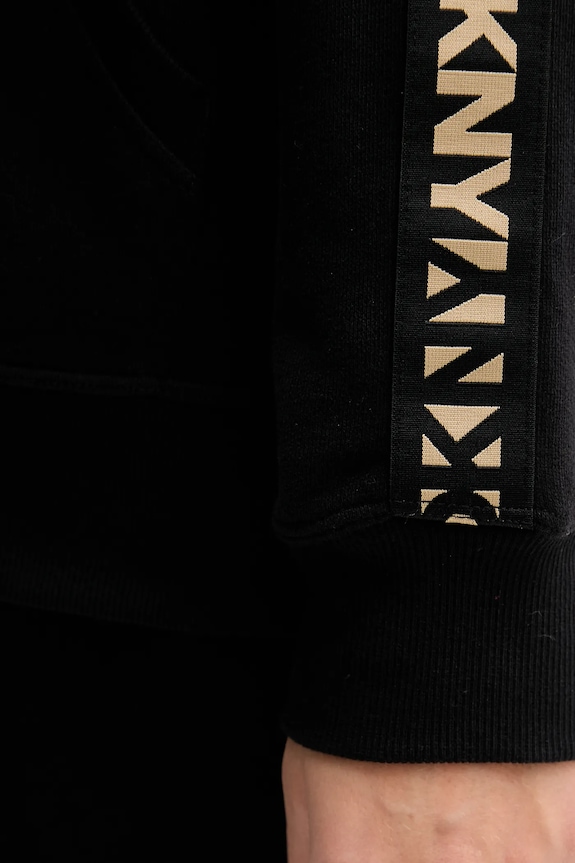 Хлопковая кофта Dkny DP5J9645 чёрный