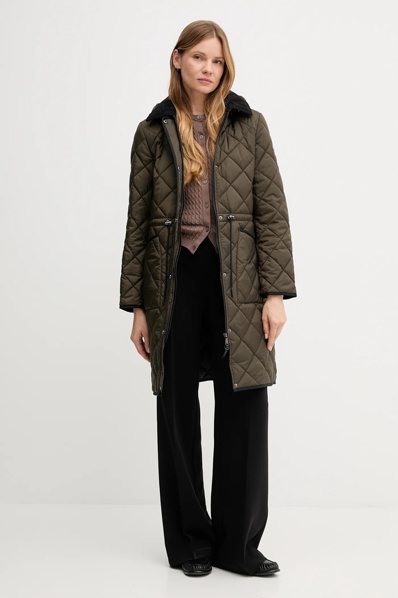 Dkny kurtka DLEMPT76 zielony AW25