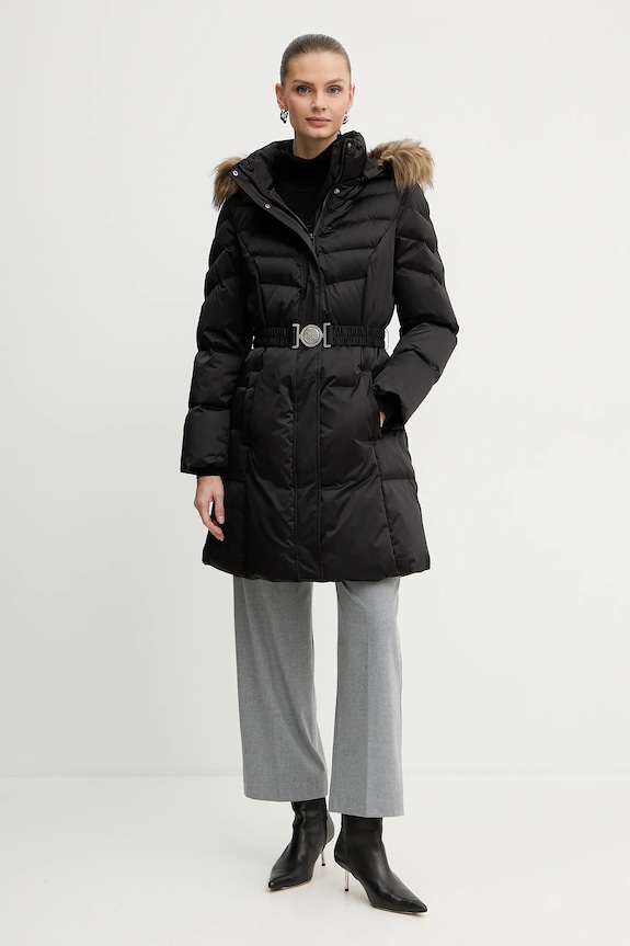 Пухова куртка Guess MARINA з утепленням чорний W5BL30.W2802
