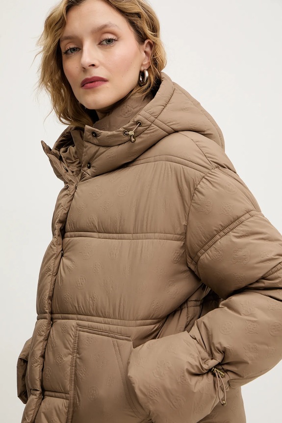 Guess kurtka NEW DAISY brązowy W5BL43.W2902
