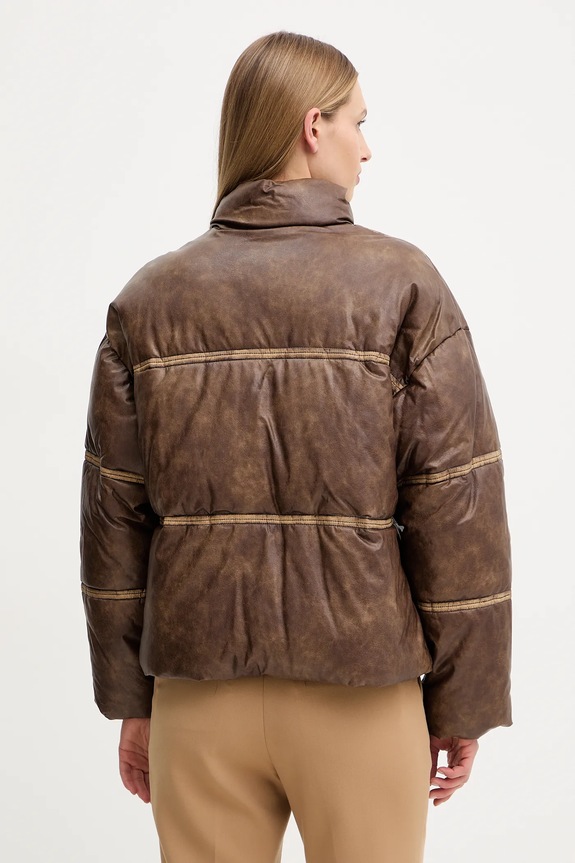 Ρούχα Μπουφάν Guess GIPSY W5BLAE.W0450 καφέ