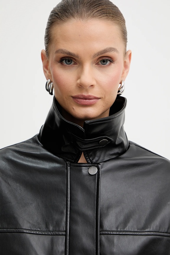 Μπουφάν Guess FLAMINIA μαύρο W5BL87.WF8P0
