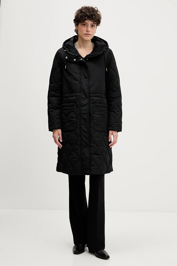 Sisley parka pozostałe czarny 2IRZLN063