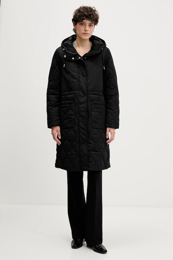 Sisley parka pozostałe czarny 2IRZLN063
