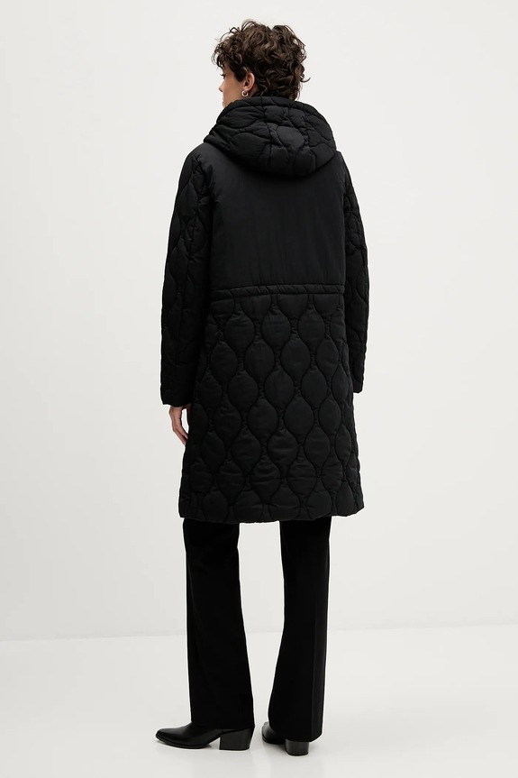 Odzież Sisley parka 2IRZLN063 czarny
