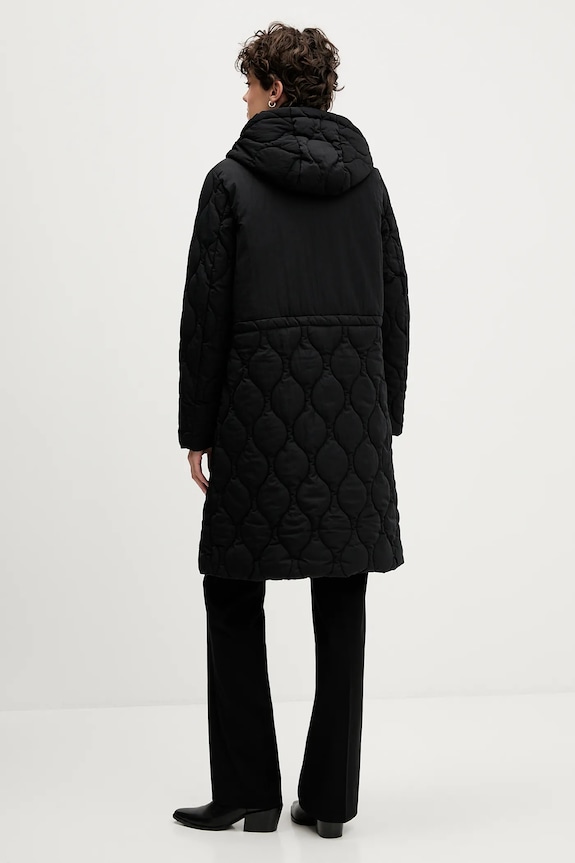 Odzież Sisley parka 2IRZLN063 czarny