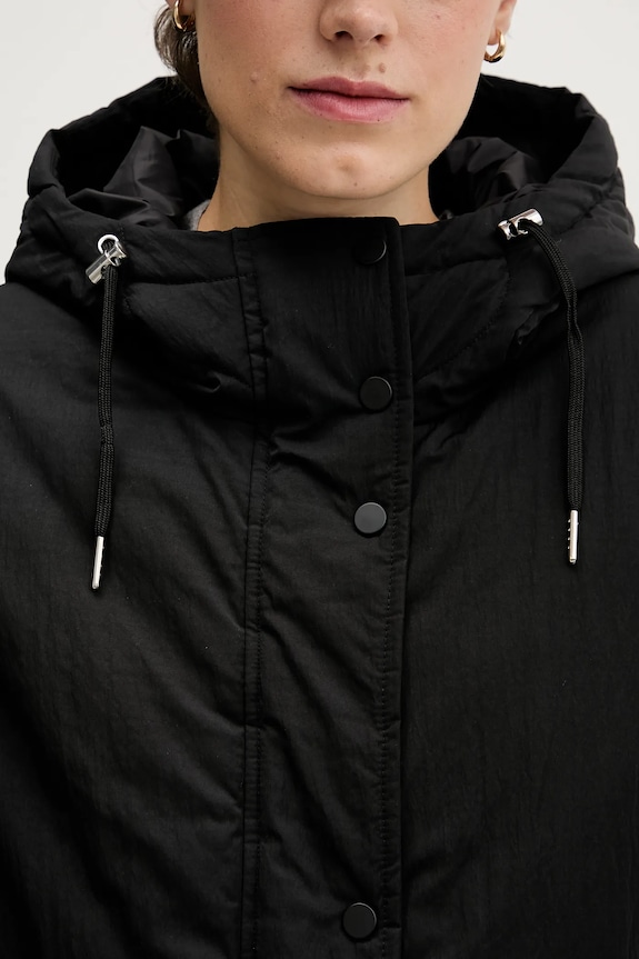 Sisley parka 2IRZLN063 czarny