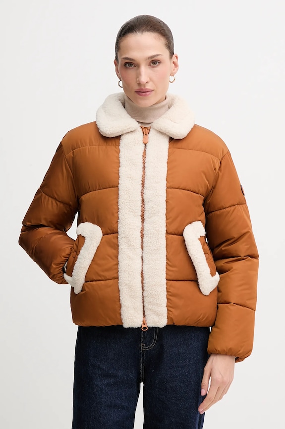 Save The Duck kurtka HONEY bez kaptura brązowy D32338W.MEGA21