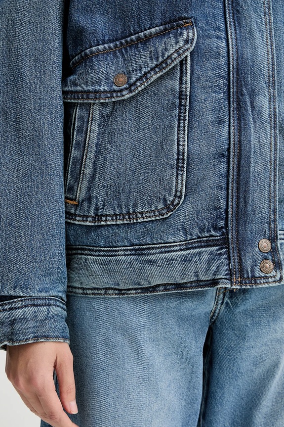 Levi's kurtka jeansowa 003JF granatowy