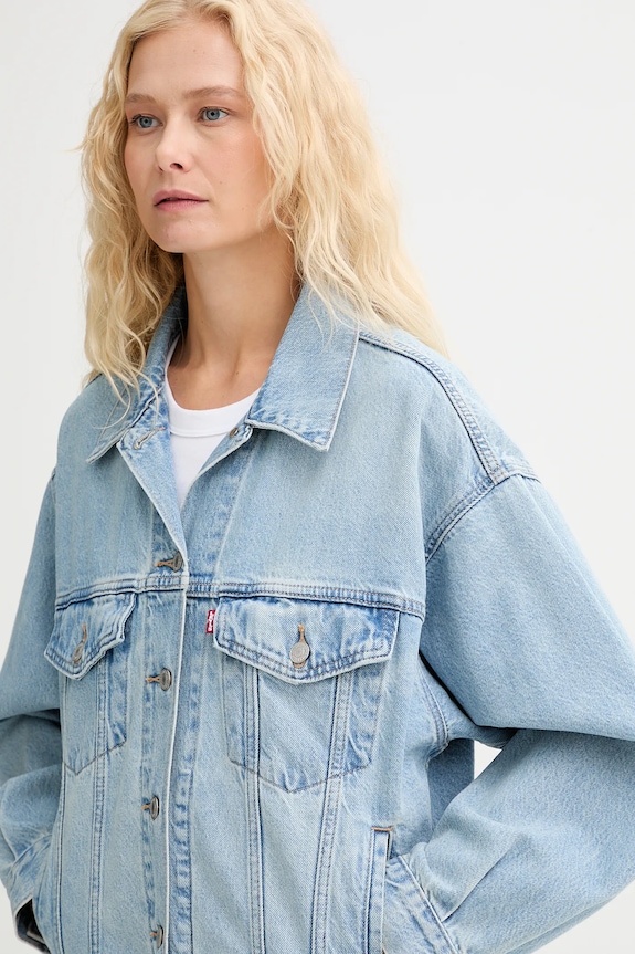Levi's geacă jeans albastru A1743.0140