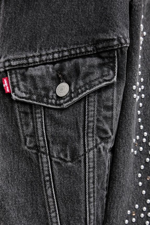 Džínová bunda Levi's A9456 šedá