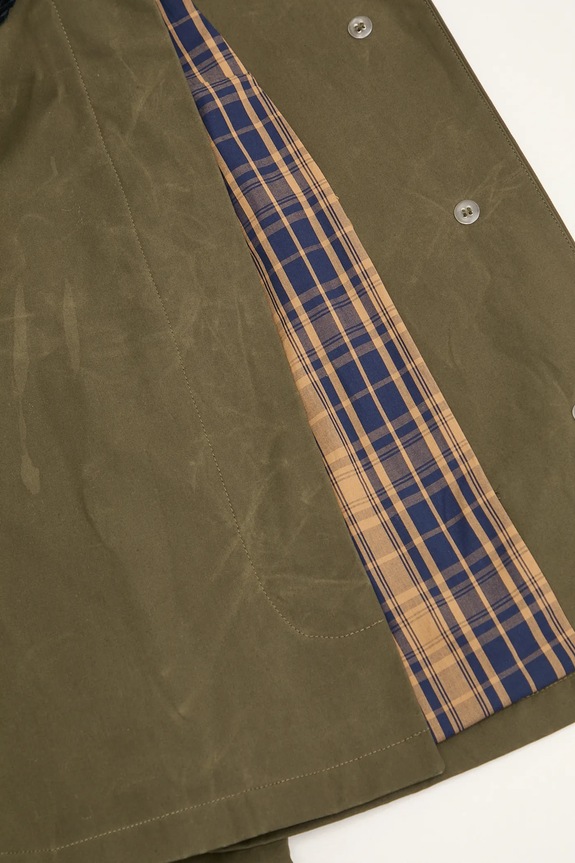 A.P.C. cotton jacket Veste Becca COHIL.F02990 green