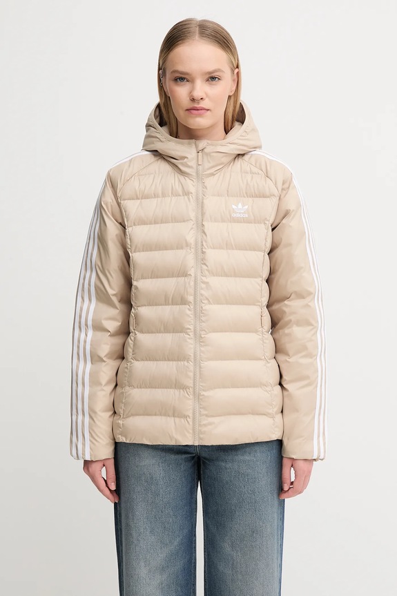 adidas Originals jacket Slim Jacket with beige JX2940