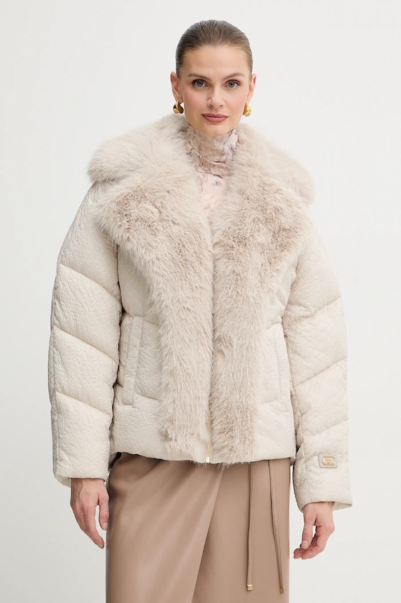 Marciano by Guess kurtka ESTELLA bez kaptura beżowy 5BGL33.7391A