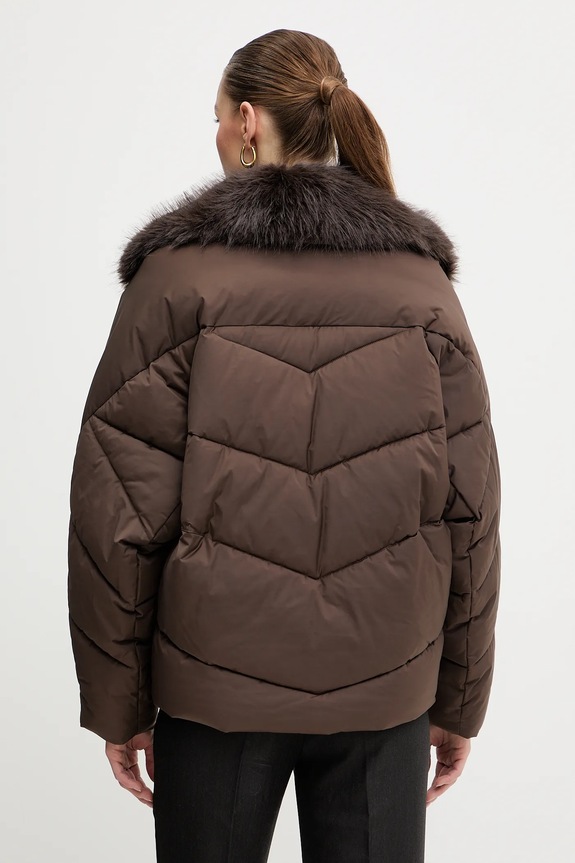 Odzież Marciano by Guess kurtka ESTELLA 5BGL33.7378A brązowy