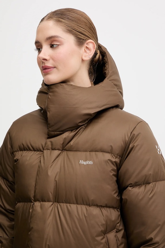 Haglöfs geacă de puf maro 607775