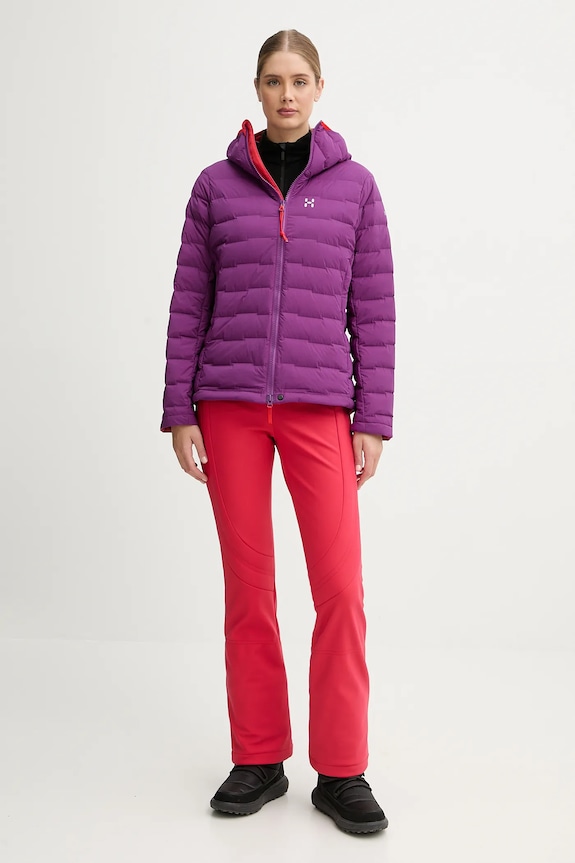 Páperová športová bunda Haglöfs Spitz 607467 fialová AW25