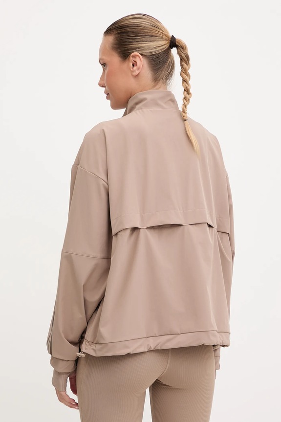 Odzież adidas Performance kurtka treningowa HYGLM JX3857 brązowy