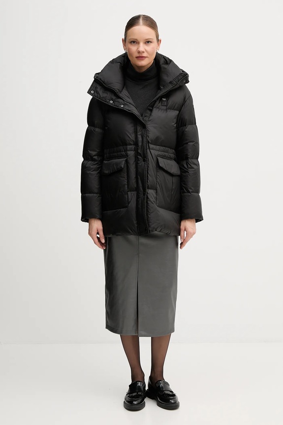 Péřová bunda Blauer CHELSEA BLDB03175 černá AW25