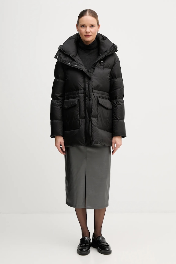 Péřová bunda Blauer CHELSEA BLDB03175 černá AW25