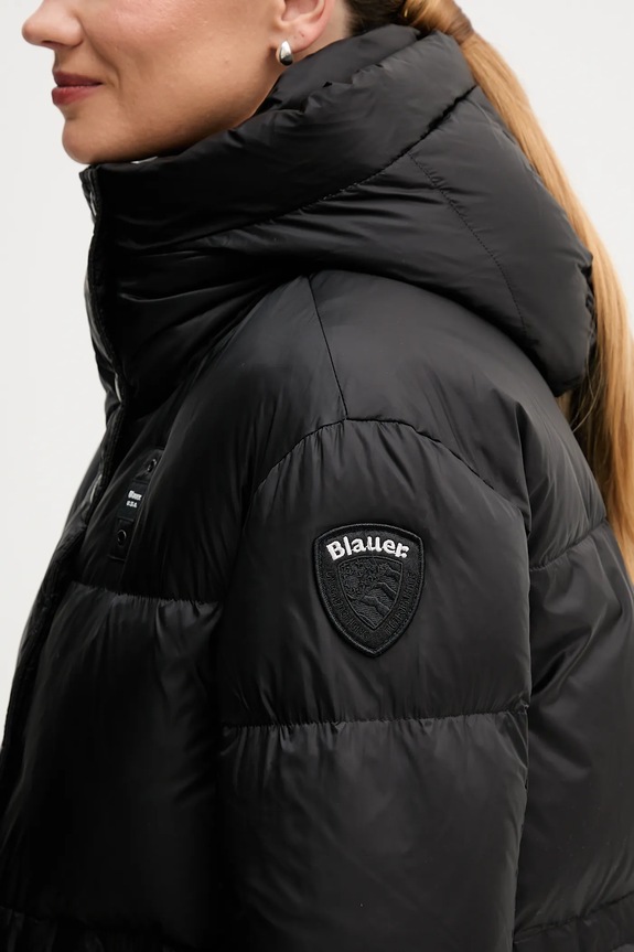 Péřová bunda Blauer CHELSEA BLDB03175 černá