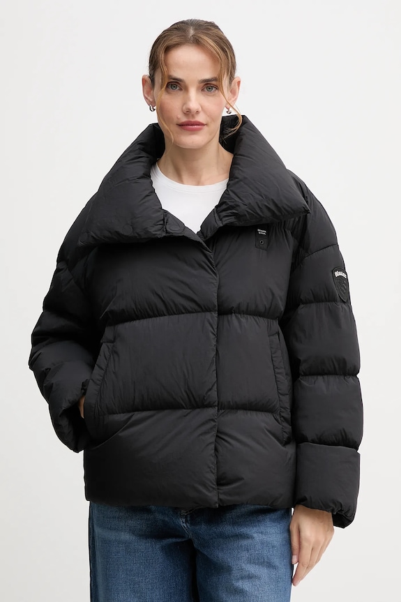 Páperová bunda Blauer ROSS zateplené čierna BLDC03166