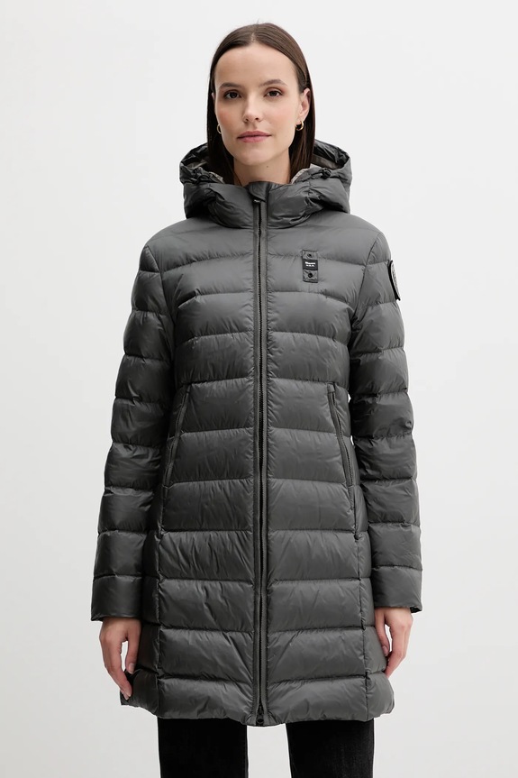 Μπουφάν με επένδυση από πούπουλα Blauer AGNES άλλο γκρί BLDK03102