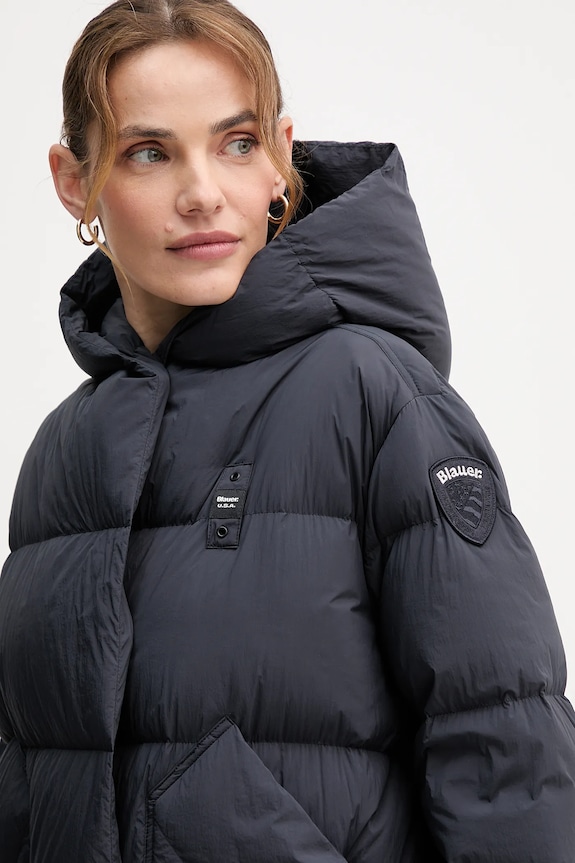 Páperová bunda Blauer RUTH BLDK03168 tmavomodrá