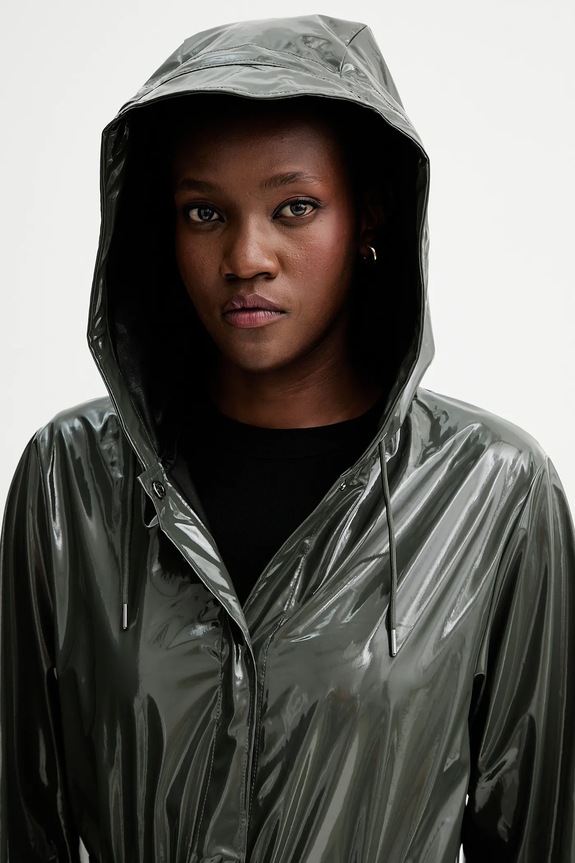 Rains geacă 12040 A-Line Longer W Jacket 12040. verde