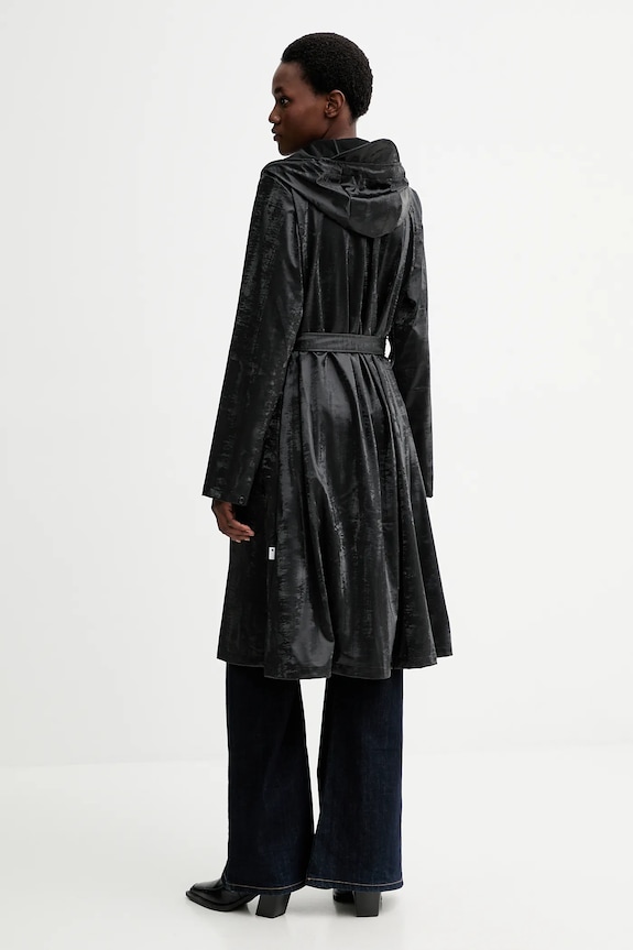 Oblečenie Bunda Rains 12040 A-Line Longer W Jacket 12040. čierna