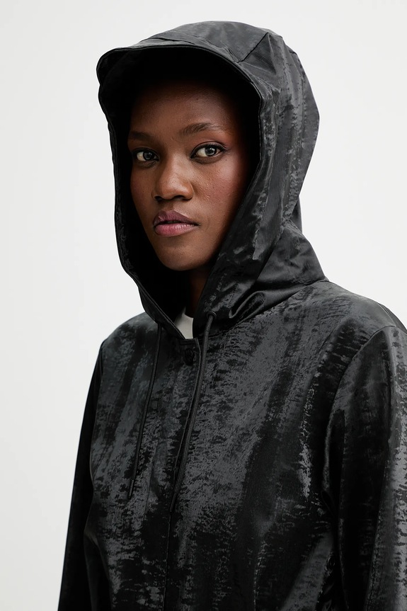Bunda Rains 12040 A-Line Longer W Jacket 12040. čierna