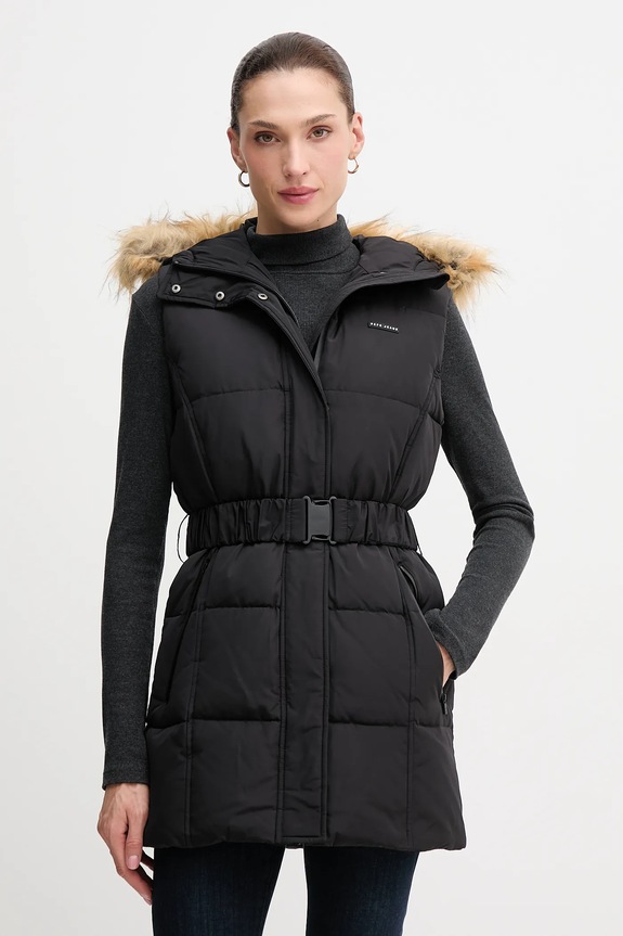 Páperová vesta Pepe Jeans zateplené čierna PL4024335