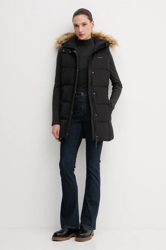 Páperová vesta Pepe Jeans PL4024335 čierna AW25