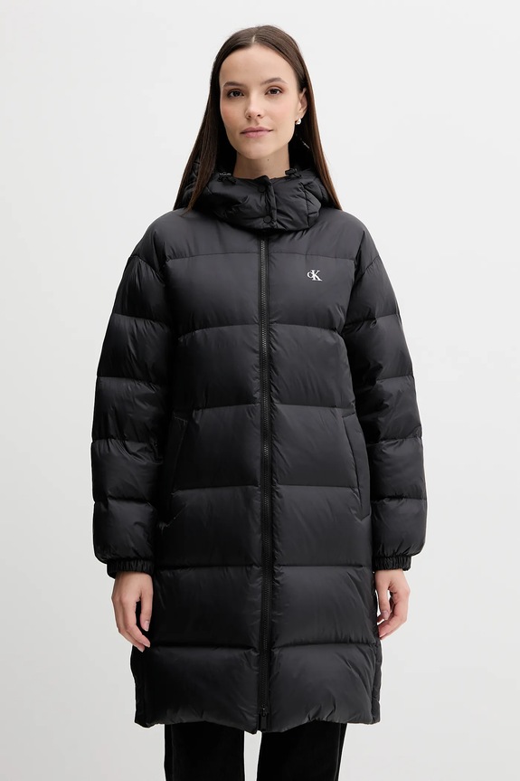 Μπουφάν με επένδυση από πούπουλα Calvin Klein Jeans άλλο μαύρο LV047D502G