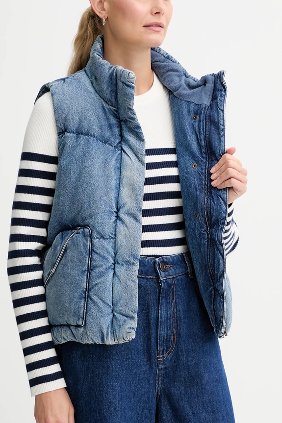 Levi's gilet in piuma A8526.0005 blu