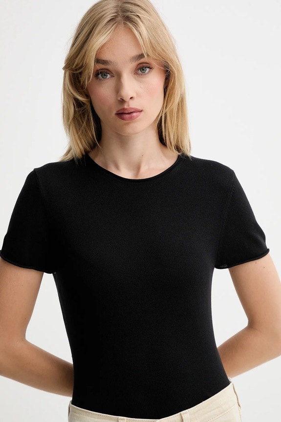 Μπουφάν δυο όψεων Calvin Klein Jeans LV044D511G μαύρο