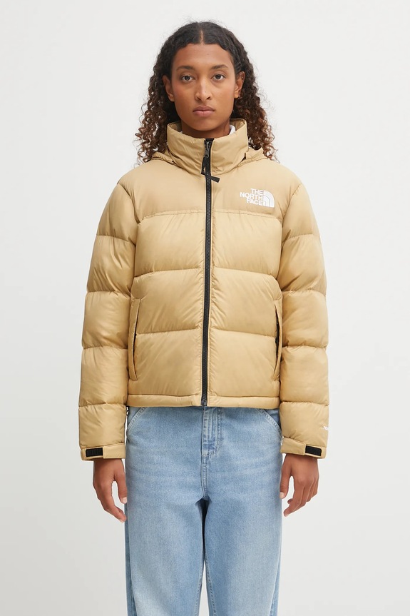 Péřová bunda The North Face 1996 Retro Nuptse péřové béžová NF0A3XEOGM31