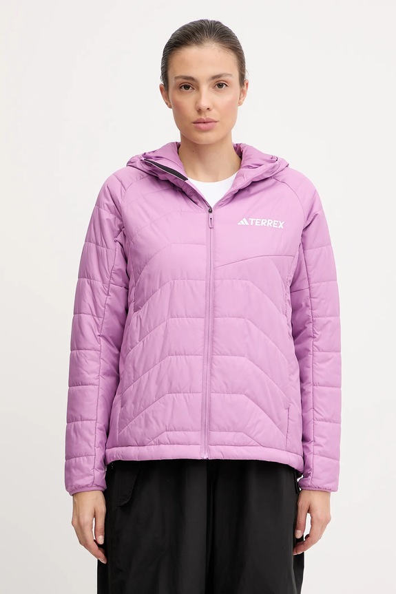 Športová bunda adidas TERREX Multi Insulated jemné zateplenie ružová JN0799