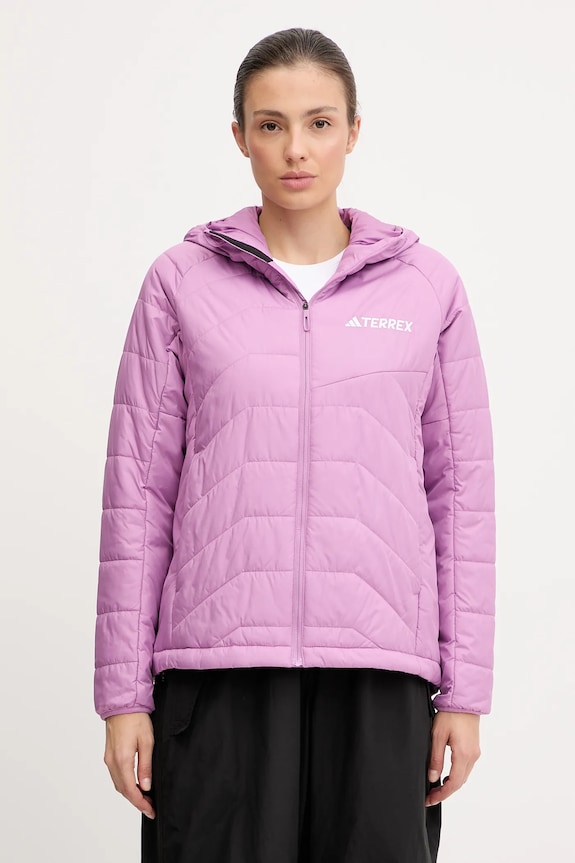 Športová bunda adidas TERREX Multi Insulated jemné zateplenie ružová JN0799