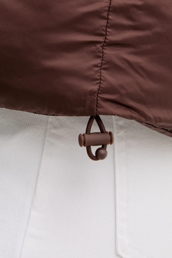 adidas Originals kurtka Short Puffer JX2948 brązowy