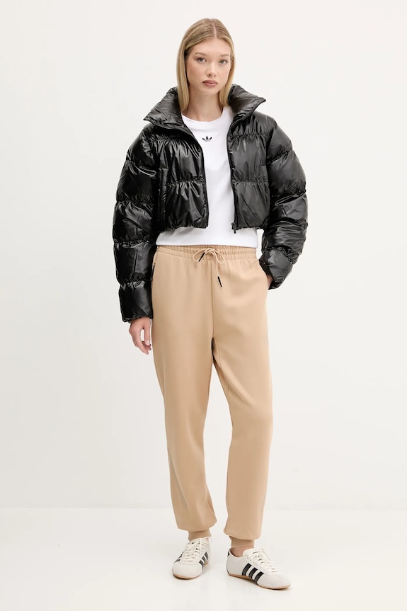 adidas Originals rövid kabát Essentials JX2988 fekete AW25