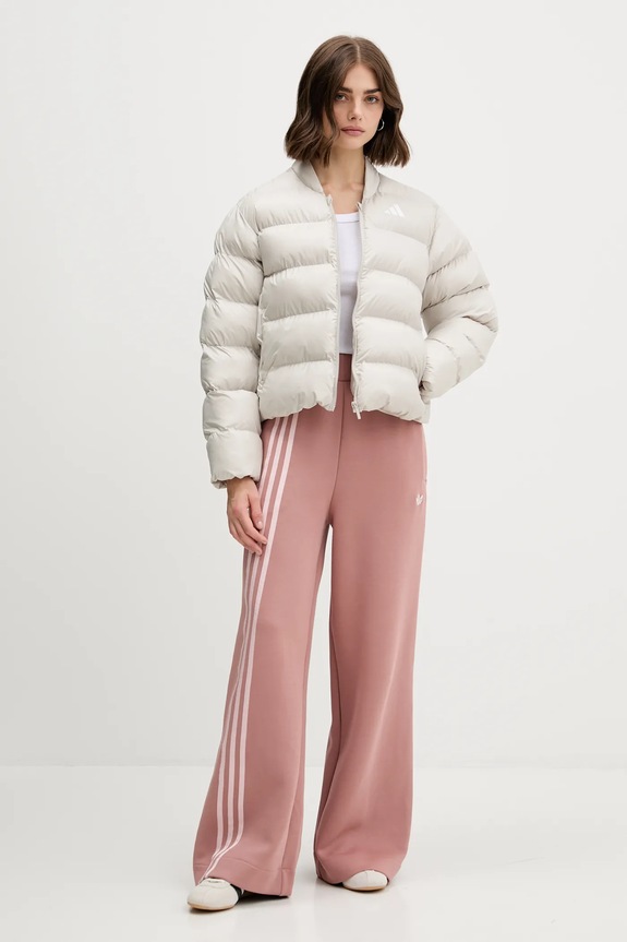adidas kurtka Essentials JX7826 beżowy AW25