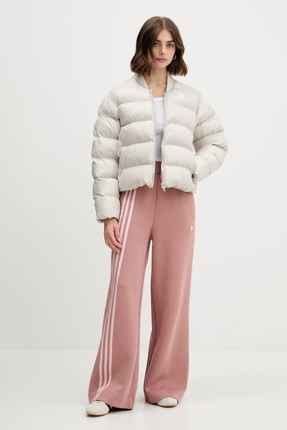 adidas kurtka Essentials JX7826 beżowy AW25
