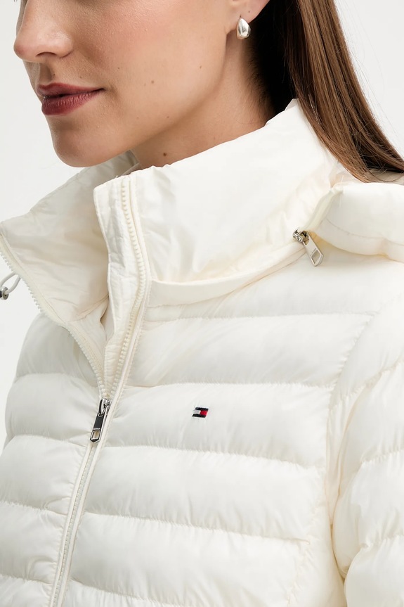 Μπουφάν Tommy Hilfiger μπεζ WW0WW47351
