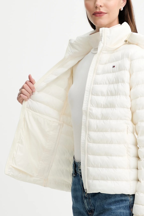 Μπουφάν Tommy Hilfiger WW0WW47351 μπεζ