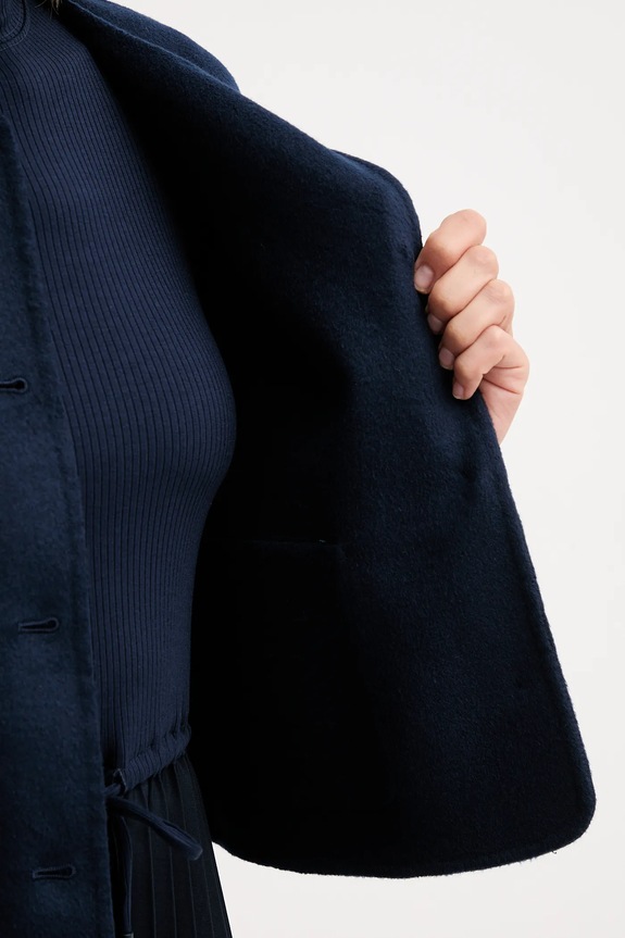 Tommy Hilfiger cappotto in lana WW0WW47446