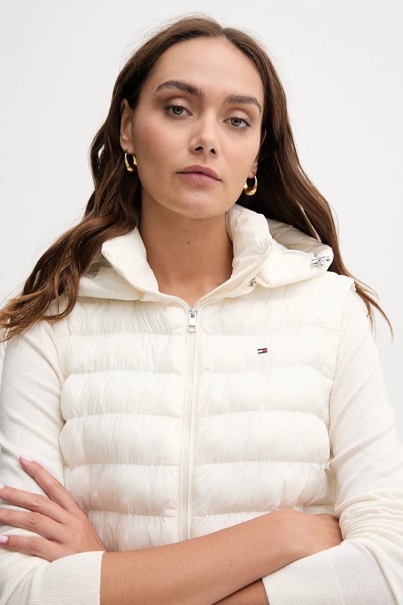 Prsluk Tommy Hilfiger bež WW0WW47352